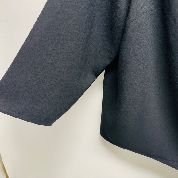 TALBOTS WOMENS CROP TOP SIZE XL BLACK NWT - Picture 5 of 10